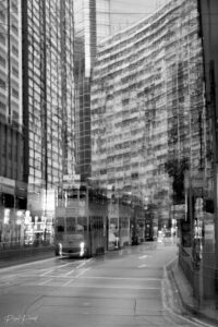 Errances urbaines à Hong-Kong. Photo noir et blanc de Pascal Picard